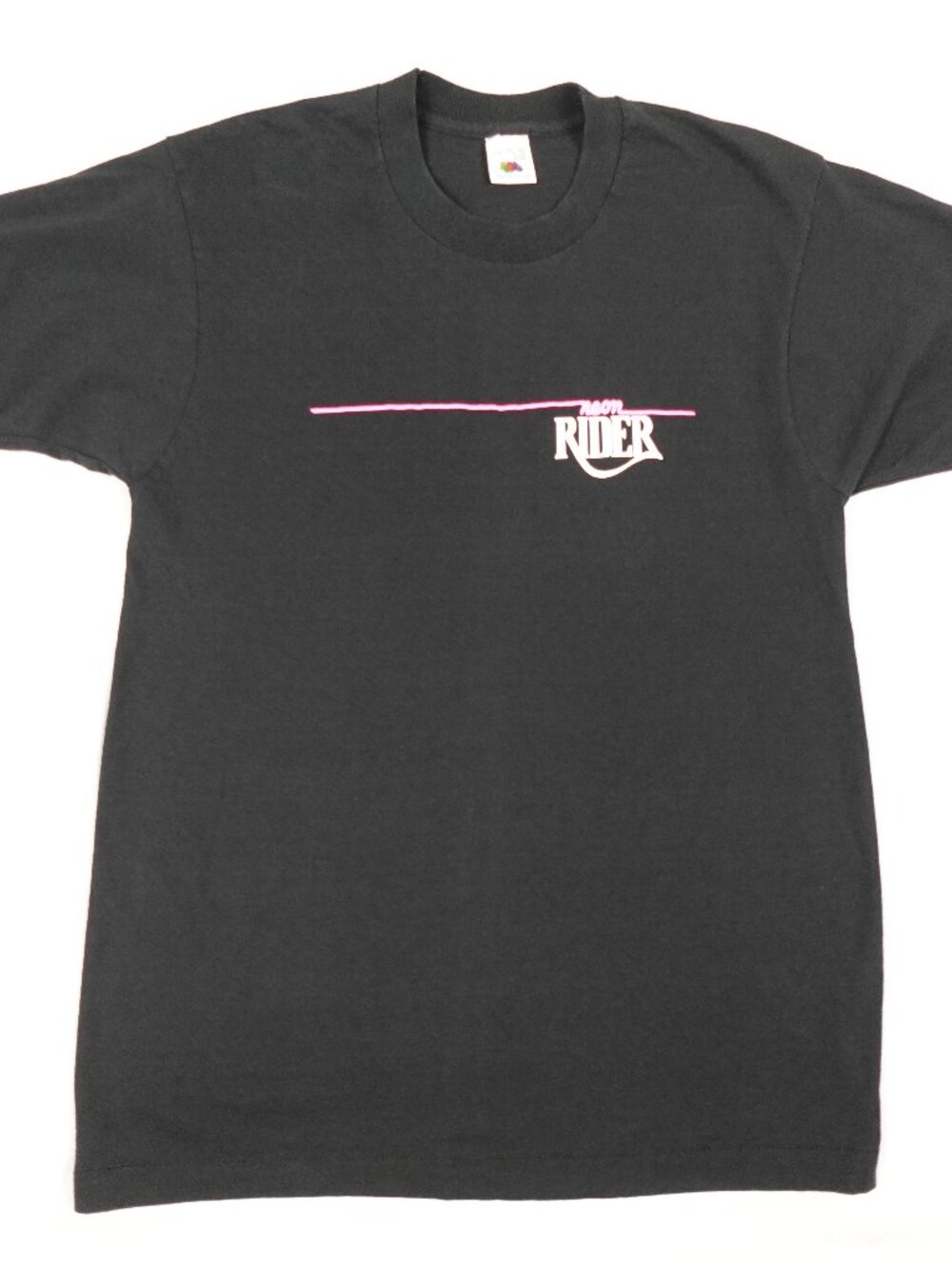 Vintage 90s Neon Rider TV Show Tee Shirt Adult Large Made in Canada